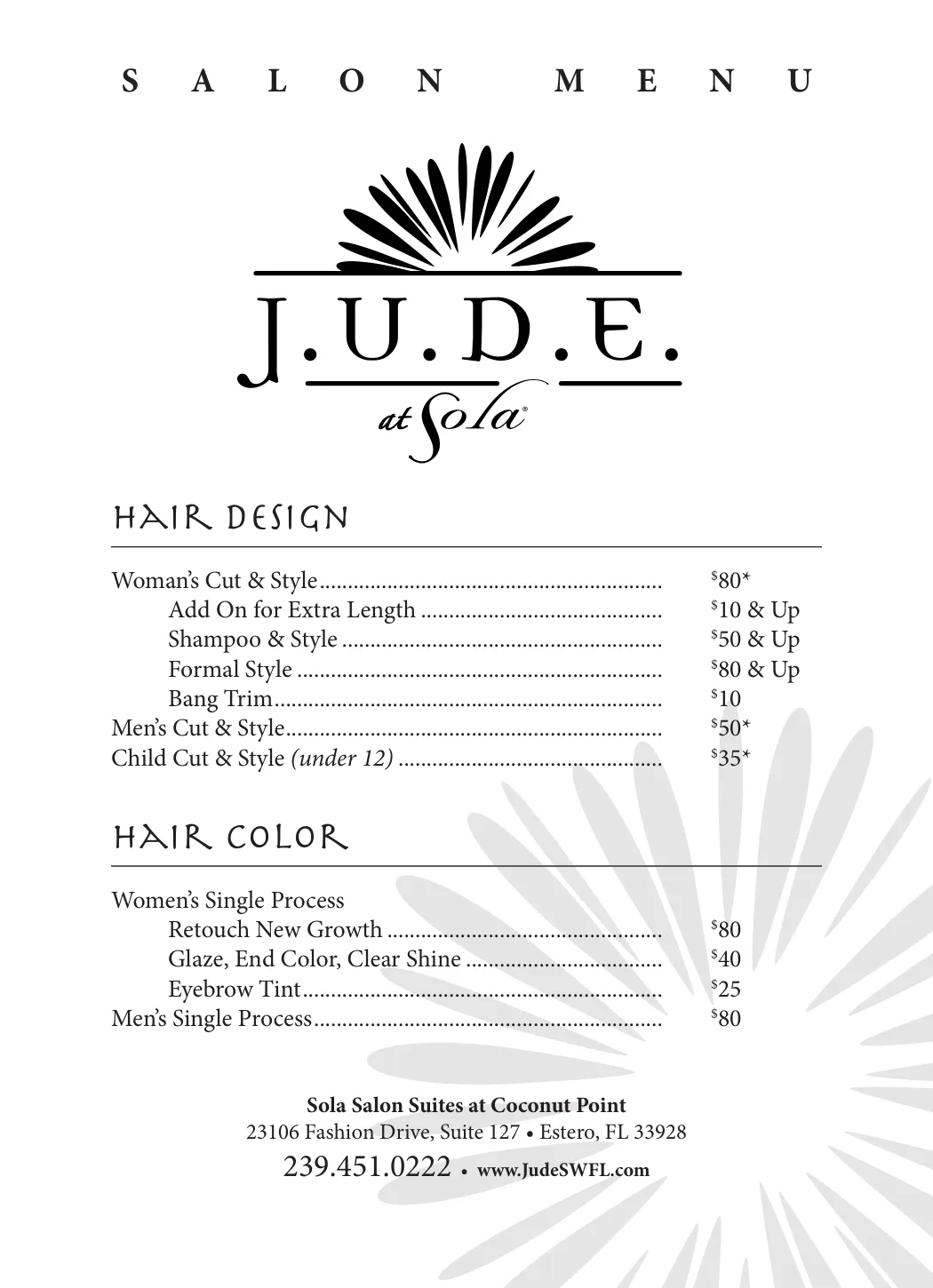 Jude Menu